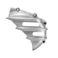 Sprocket Cover - Ribbed - Brushed - Triumph Bonneville Air Cooled